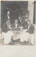 NICE - Café De La Gare ? - Cinq Garçons De Café Attablés Jouant Aux Cartes En 1906 ( Carte Photo ) - Bar, Alberghi, Ristoranti