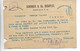 BUDAPEST Hongrie CAD BUDAPEST 55 / 10 Filler Sur Carte Commerciale SCHENKER 1908 - Marcophilie