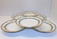 *6 ASSIETTES 1/2 CREUSES PORCELAINE LIMOGES JB France (JEAN BOYER) Dorures  E - Limoges (FRA)