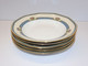 Delcampe - *5 ASSIETTES 1/2 CREUSES PORCELAINE LIMOGES JB France (JEAN BOYER) Dorures E - Limoges (FRA)