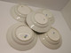 Delcampe - *5 ASSIETTES 1/2 CREUSES PORCELAINE LIMOGES JB France (JEAN BOYER) Dorures E - Limoges (FRA)