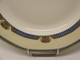 *JOLI PLAT ROND DEMI CREUX PORCELAINE LIMOGES JB France (JEAN BOYER) Dorures  E - Limoges (FRA)