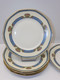 *6 ASSIETTES PLATES PORCELAINE LIMOGES JB France (JEAN BOYER) Dorures  E - Limoges (FRA)