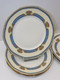 *6 ASSIETTES PLATES PORCELAINE LIMOGES JB France (JEAN BOYER) Dorures  E - Limoges (FRA)