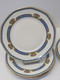 *6 ASSIETTES PLATES PORCELAINE LIMOGES JB France (JEAN BOYER) Dorures  E - Limoges (FRA)