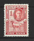 SOMALILAND Pro.....KING GEORGE VI...(1936-52..)...." 1942...".....1a......SG106..........MH... - Somaliland (Protectoraat ...-1959)