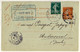 FRANCE - 1908 CP 10c Semeuse Avec Levée Exceptionnelle  5c Vert Obl. PARIS-116 / R.REAUMUR - Standaardpostkaarten En TSC (Voor 1995)