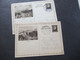 CSSR 1934 / 38 Bildganzsachen 2 Verschiedene Bilder Tatry Stempel Bozi Dar / Gottesgrab Und Johanngeorgenstadt - Cartas & Documentos