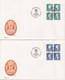 1997. DANMARK. Margrethe Complete Set In 4-blocks On FDC 28.8.97.  (Michel 1158-1161) - JF433947 - Storia Postale