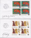 1998. DANMARK. Art Complete Set In 4-blocks On FDC 15.10.98.  (Michel 1191-1194) - JF433964 - Briefe U. Dokumente