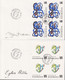 1998. DANMARK. Art Complete Set In 4-blocks On FDC 15.10.98.  (Michel 1191-1194) - JF433964 - Cartas & Documentos