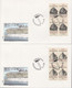 1998. DANMARK. Fosils Complete Set In 4-blocks On FDC 5.11.98.  (Michel 1195-1197) - JF433965 - Briefe U. Dokumente