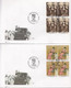 2000. DANMARK. 20th CENT. COMPLETE SET IN BLOCKS Of 4 On FDC 12 1 2000.  (Michel 1234-1237) - JF433978 - Lettres & Documents