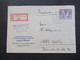 DDR 1988 Einschreiben Berlin Ortsbrief Abs. Stempel PGH Jacob Böhme Orthopädie Schuhmacher Handwerk - Cartas & Documentos