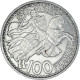 Monnaie, Monaco, Rainier III, 100 Francs, Cent, 1950, TTB+, Cupro-nickel - 1949-1956 Francos Antiguos