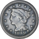 Monnaie, États-Unis, Braided Hair Cent, Cent, 1849, Philadelphie, TTB, Cuivre - 1840-1857: Braided Hair (Cheveux Tressés)