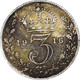 Monnaie, Grande-Bretagne, George V, 3 Pence, 1916, TTB, Argent, KM:813 - F. 3 Pence