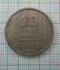 Algeria, Algerie, Monnaie, Coin, 20 Francs 1956, Copper Nickel F (ds691) - Algérie