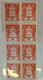 (stamp 19-10-2022) Mint - Australia - Stamp Duty (bloc Of 8) 1 Cent Green & 10 Cents Blue - Fiscale Zegels