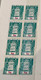 (stamp 19-10-2022) Mint - Australia - Stamp Duty (bloc Of 8) 1 Cent Green & 10 Cents Blue - Fiscales