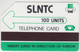 SIERA LEONE - Black Logo SLNTC (Urmet Patent), 100 U ,used - Sierra Leona