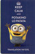 Carte Card Carrefour - LES MINIONS -  KEEP CALM AND POTAKINO LO PATATA TRANSLATION YAY EVIL - Otros & Sin Clasificación