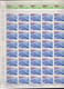 1970 Italia Repubblica RETE TELEFONICA 80 Serie Di 2 Valori In Doppio Foglio Di 40 MNH** TELEPHONE NETWORK Double Sheet - Ganze Bögen