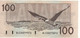 CANADA  $ 100 Dollars  P99b  1988 ( Sir Robert Borden + Canadian Goose  At Back  Sign. Thiessen & Crow ) - Canada