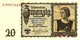 2 Billets > Allemagne  > 15 Juin 1939   20 Reichsmark > Comme Neuf / SUP  > C 04 > - 20 Reichsmark