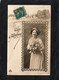 GAGE D'AFFECTION 3535 - FEMME Fleurs Fantaisie Cadre Vive Sainte Catherine - Union Postale Universelle - Réceptions