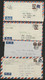 1990 - 99 CHINA Set Of 4 Envelopes, Travelled By Airmail To France - Brieven En Documenten