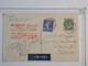 BG14 FRANCE  BELLE CARTE RARE PAR FUSEE AERIENNE  1935+AFFRANCH. PLAISANT - 1927-1959 Lettres & Documents