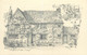 UK Postcard Buckinghamshire Milton's Cottage Chalfont St. Giles Drawing - Buckinghamshire