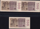 3x 500 Millionen Mark 1.9.1923 - FZ AB Mit Laufender KN (DEU-125a) - 500 Millionen Mark