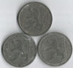 3 Pièces De 1 Franc Version Fr Et NDL - 1 Franc