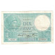 France, 10 Francs, Minerve, 1939, Z.75316, TTB+, Fayette:7.13, KM:84 - 10 F 1916-1942 ''Minerve''