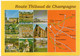 CHAMPAGNE - Lot De 6 CP - Vues Multiples - Contours Géographiques - Blasons ...(124186) - Champagne - Ardenne