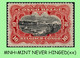 1910 ** BELGIAN CONGO / CONGO BELGE = COB 055 MNH NSG RED RAPIDS : BLOC OF -4- STAMPS WITHOUT GUM - Blokken