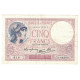 France, 5 Francs, Violet, 1939, D.64300, TTB+, Fayette:4.12, KM:83 - 5 F 1917-1940 ''Violet''