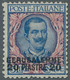 Italian PO In Turkey: 1909, 20pi On 5l Overprinted GERUSALEMME, Mint Hinged Orig - Emisiones Generales