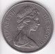 Saint Helene 25 Pence 1973 Tricentenaire Elizabeth II, En Argent , KM# 5a. - Saint Helena Island