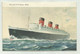 CUNARD R.M.S. QUEEN MARY , CARTOLINA INVIATA DALLA NAVE 1961  - NV  FP - Paquebots