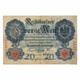 B0542# Alemania 1908. 20 Marcos (VF) - WPM P-31 - 20 Mark