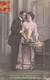 CPA COUPLES - Un Couple Amoureux - Echange Au Creux D'une Oreille - Robe Colorisée - Koppels