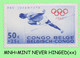 1960 ** BELGIAN CONGO / CONGO BELGE = COB 367 MNH ULTRAMARINE POLE VAULT :  BLOC OF -4- STAMPS WITH ORIGINAL GUM - Blocks & Sheetlets