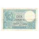 France, 10 Francs, Minerve, 1932, N.67225, TTB, Fayette:6.16, KM:73d - 10 F 1916-1942 ''Minerve''