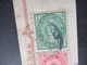 Japan / China 21.2.1899 Ganzsachen Ausschnitt Mit 2 Weiteren Marken Imperial Japanese Post Stempel Shanghai I.J.P.O. - Gebruikt