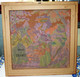 Cadre Tapisserie Broderie Antique Vintage Scène Romantique France Voir Dos Tbe - Teppiche & Wandteppiche