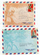 Lot De 5 Lettres PAR AVION /  PAPEETE  ILE TAHITI / 1969-1971 - Brieven En Documenten