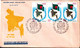 JAI BANGLA- 2x BLOCKS OF 4 WITH TWO FDCs- ALL WITH ERRORS-INDIA-1973- MNH-BX3-30 - Plaatfouten En Curiosa